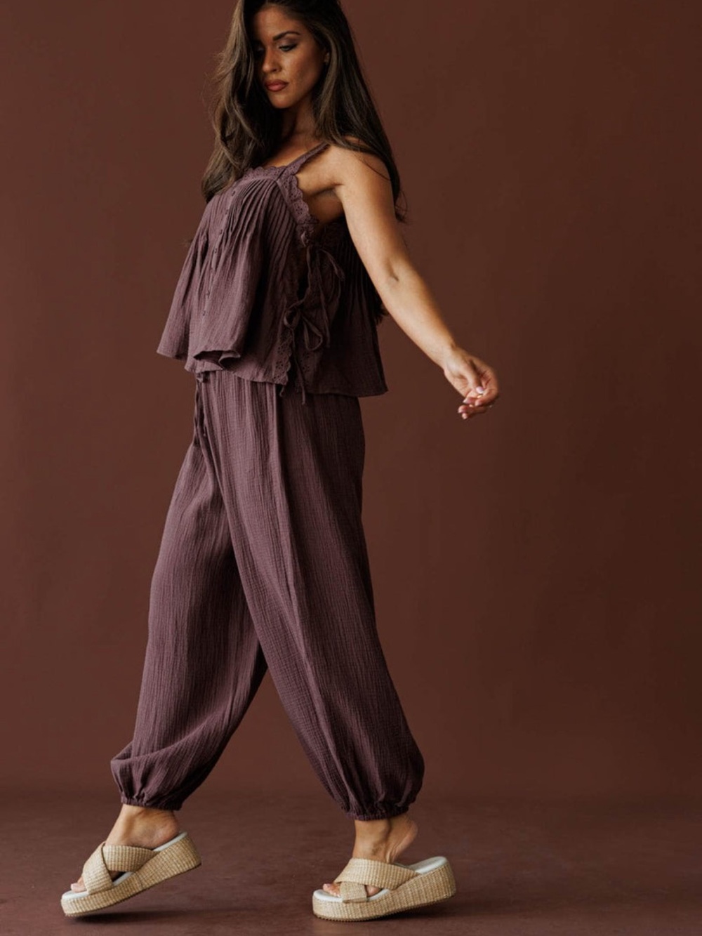 Kleisis plum cotton set